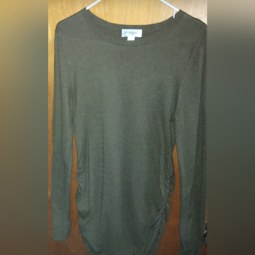 Motherhood Maternity Sweater Dark Green Size M